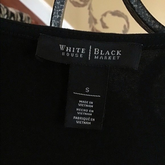 White House Black Market Asymmetrical Tank Style Top Size S - Picture 6 of 16